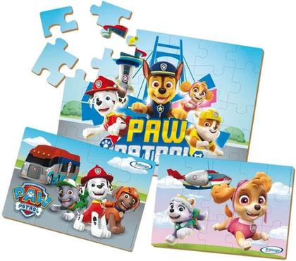 Imagem de Quebra Cabeça Progressivo Patrulha Canina 53 Peças - Xalingo