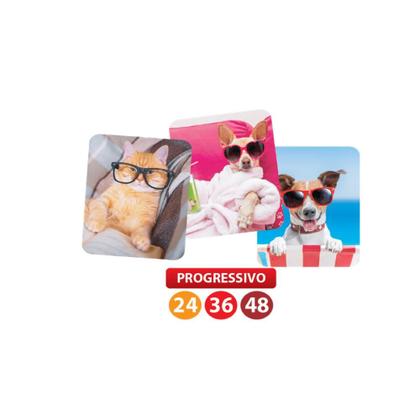 Imagem de Quebra-Cabeça Progressivo Pets Engraçados 108 Peças Puzzle Infantil Pedagógico Para Crianças 4 Anos+