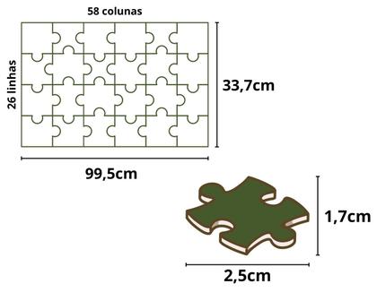 Quebra Cabeça Puzzle 1500 peças Panorama Criação de Adão - GROW
