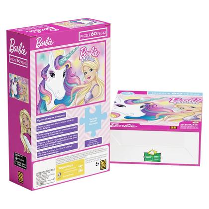 Imagem de Quebra Cabeça Puzzle 60 Peças Barbie 04172 - Grow