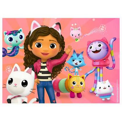 Imagem de Quebra Cabeça Puzzle 60 Peças Gabby's Dollhouse Grow