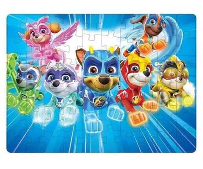 Imagem de Quebra-Cabeça Puzzle 60 Peças Patrulha Canina Infantil 3352 - Grow