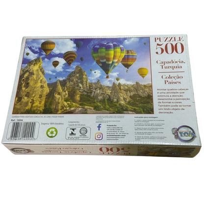 Imagem de Quebra Cabeça Puzzle Capadócia e Turquia 500 Peças - 12204