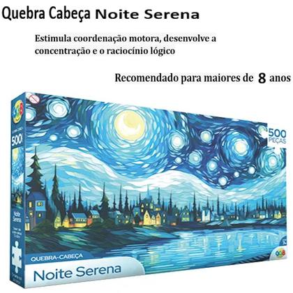 Imagem de Quebra Cabeça Puzzle Noite Serena 500 Peças