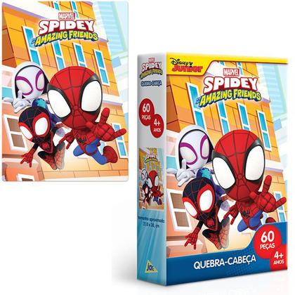 Imagem de Quebra-Cabeça Puzzle Os Vingadores Spidey 60 Peças Toyster