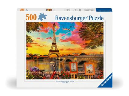 Imagem de Quebra-cabeça Ravensburger Evening in Paris 500 peças