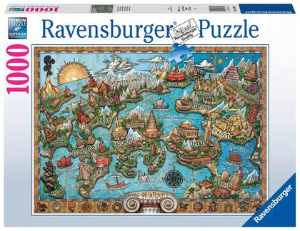 Imagem de Quebra-cabeça Ravensburger Mysterious Atlantis 1000 peças