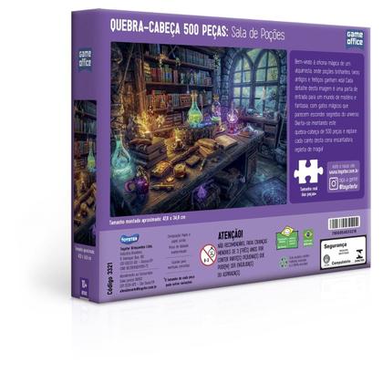 Imagem de Quebra Cabeça Sala de Poções - 500 Peças Toyster