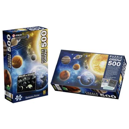 Imagem de Quebra-cabeça Sistema Solar 500 Peças 03727 - Grow