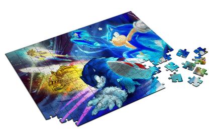 Imagem de Quebra Cabeça Sonic Com Caixa Personalizado 60 Peças