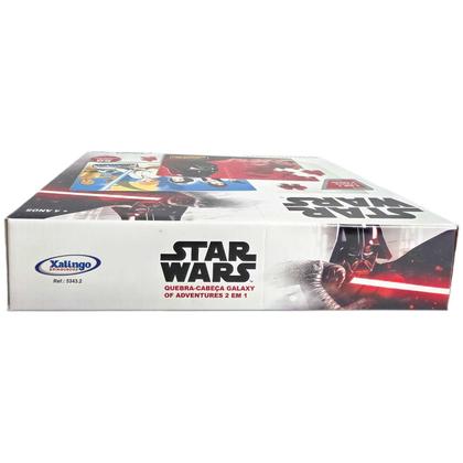 Imagem de Quebra-Cabeça Star Wars Galaxy Of Adventures 2 em 1 60Pçs
