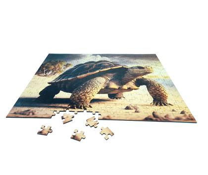 Imagem de Quebra-cabeça Tartaruga em MDF de 300 peças