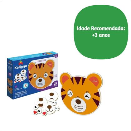 Imagem de Quebra Cabeça TDAH Interativo Encaixe Formas E Expressões 