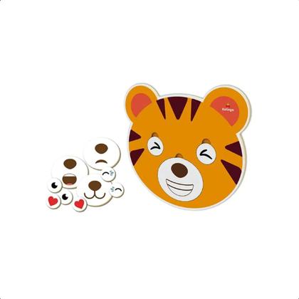 Imagem de Quebra Cabeça TDAH Interativo Encaixe Formas E Expressões 