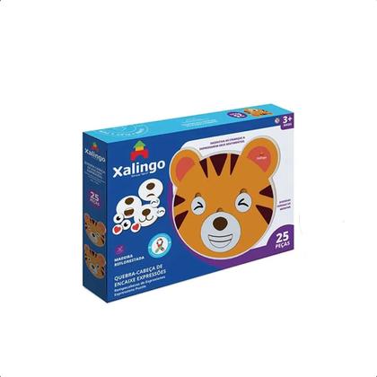 Imagem de Quebra Cabeça TDAH Interativo Encaixe Formas E Expressões 