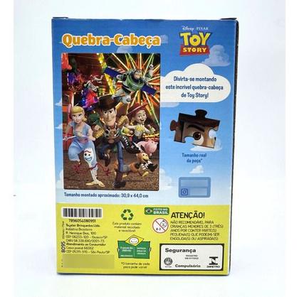 Imagem de Quebra Cabeça Toy Story Disney Pixar 200 Peças Toyster 8095