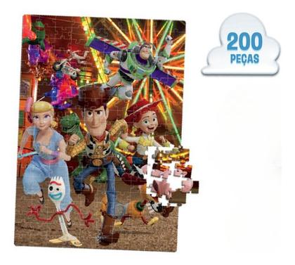 Imagem de Quebra Cabeça Toy Story Disney Pixar 200 Peças Toyster 8095
