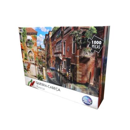 Imagem de Quebra Cabeça Veneza - Itália 1000 Pcs Premium Pais E Filhos