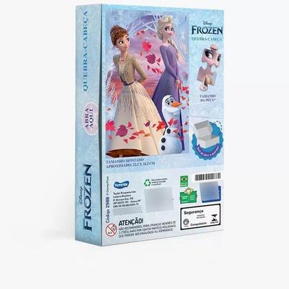Imagem de Quebra Cabeças Frozen 100 Peças Metalizado 2988