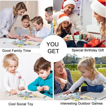 Imagem de Quebra-cabeças GAYISIC Koalas 96 unidades, golfinhos 108 unidades, tartarugas 136 unidades e crocodilo 154 unidades