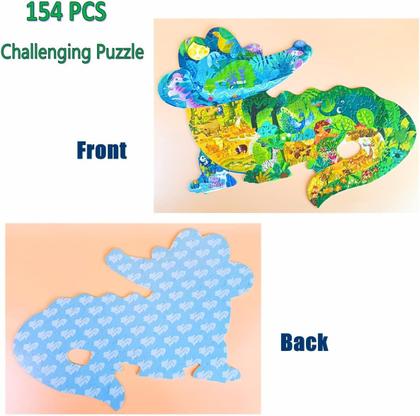 Imagem de Quebra-cabeças GAYISIC Koalas 96 unidades, golfinhos 108 unidades, tartarugas 136 unidades e crocodilo 154 unidades