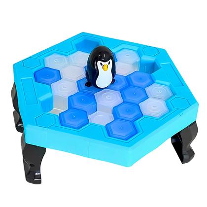 Imagem de Quebra Gelo Infantil Com Pinguim Brinquedo Jogo Clássico De Mesa Para Diversão - Art Brink