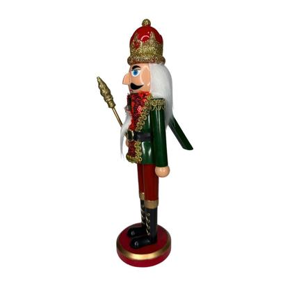 Imagem de Quebra Nozes Vermelho Bastão Decoração 4Mix - 28cm 30286