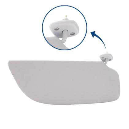 Imagem de Quebra Sol F250 F350 F4000 1998 1999 00 01 02 03 04 05 06 07 08 09 10 11 Cinza Espelho Bolsa Lado Direito