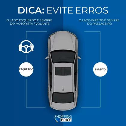 Imagem de Quebra Sol F250 F350 F4000 1998 1999 00 01 02 03 04 05 06 07 08 09 10 11 Cinza Espelho Bolsa Lado Direito