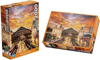 Imagem de Quebracabeça 2000 peças Estação da Luz Grow