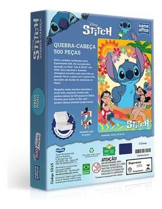 Imagem de Quebracabeça Disney Stitch 500 Peças Original Game Office