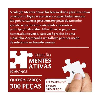 Imagem de Quebracabeca mentes ativas arte sacra 300 pecas toyster