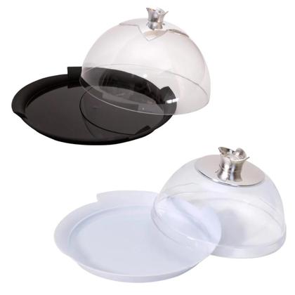 Imagem de Queijeira Acrílica Giulietta Cromada QJ825 - Delta Útil