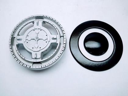 Imagem de Queimador E Espalhador Tripla Chama Fogão Cooktop Nardelli