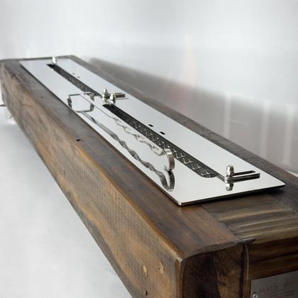 Imagem de Queimador Ecológico Lareira A Álcool Ou Etanol 1 metro Inox