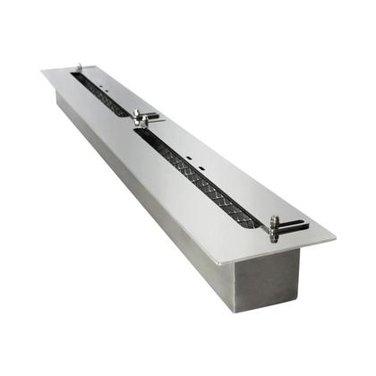 Imagem de Queimador Ecológico Lareira A Álcool Ou Etanol 1 metro Inox