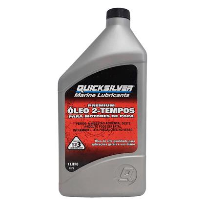 Imagem de Quicksilver TCW3 Óleo Náutico Premium 2 Tempos 1 Litro Para Jet Ski e Motores de Popa