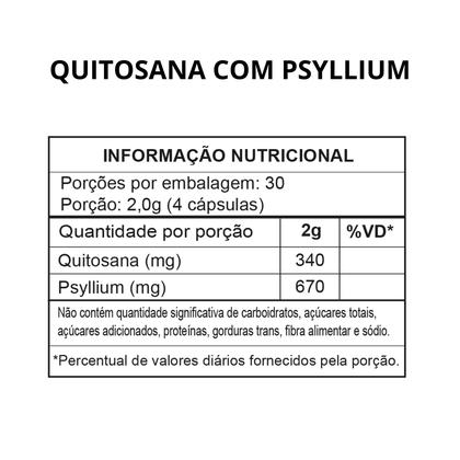 Imagem de Quitosana com Psyllium 120 cápsulas Prime Ervas