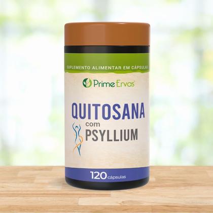 Imagem de Quitosana com Psyllium 120 cápsulas Prime Ervas