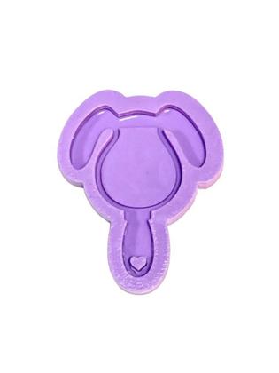 Imagem de R530 Molde de silicone mini espelho cachorro pet resina decorar