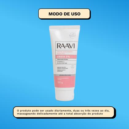 Imagem de Raavi Creme Hidratante Para Pés Ureia 3% 100g