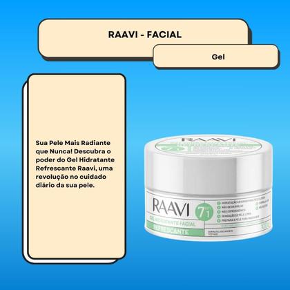 Imagem de Raavi Gel Hidratante Facial Refrescante 100g