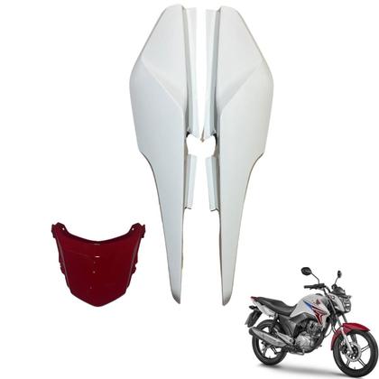 Imagem de Rabeta Tubarão Traseira CgTitan 150 2014 / 2015 3 Peças