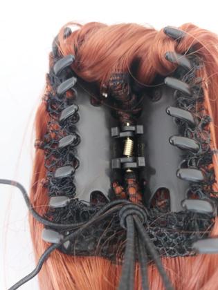 Imagem de Rabo de cavalo, aplique, ruivo, liso, 70cm premium