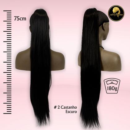Imagem de Rabo de Cavalo Liso Comprido Beatrice 75cm 180g Bio Fibra 