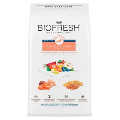 Imagem de Ração Biofresh Para Cães Filhote Raças Pequenas e Minis Mix Carne 3Kg