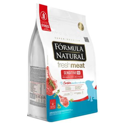 Imagem de Ração Fórmula Natural Fresh Meat Sensitive para Cães Adultos Portes Mini e Pequeno Cordeiro, Mandioca e Aloe Vera 1 kg