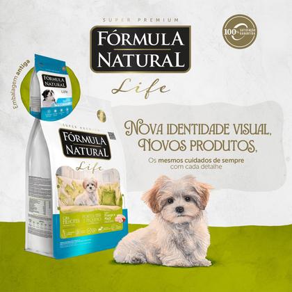 Imagem de Ração Fórmula Natural Life Cães Filhotes Portes Mini e Pequeno 2,5 kg