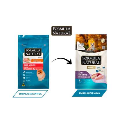 Imagem de Ração Fórmula Natural Pró para Cães Adultos Mini Peq. 15kg