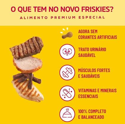 Imagem de Ração Friskies Gatos Adultos Mix de Carnes 10,1 kg